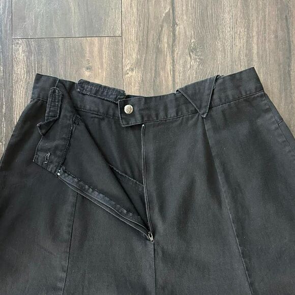 Vtg 70's Circle T Western Skirt Black Bolo Concho Accents Full Maxi 15/16 Medium - Picture 7 of 9